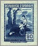 Spain - 1939 - Email Campaign - 90 CTS - Blue - Spain, Campaign mail - Edifil NE 54 - Castelao Mail Campaign - 0